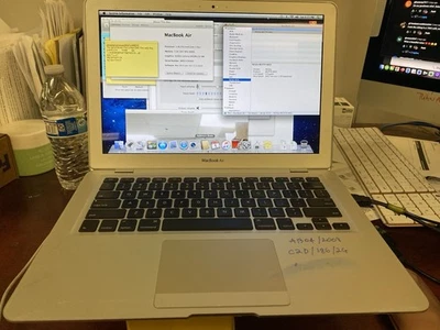 Macbook Air 13" 2009 A1304 C2D-1.86GHz 2GB FUNCIONA-NO batería/HD/AC Adptr 30 díasWty Foto 1 de 4