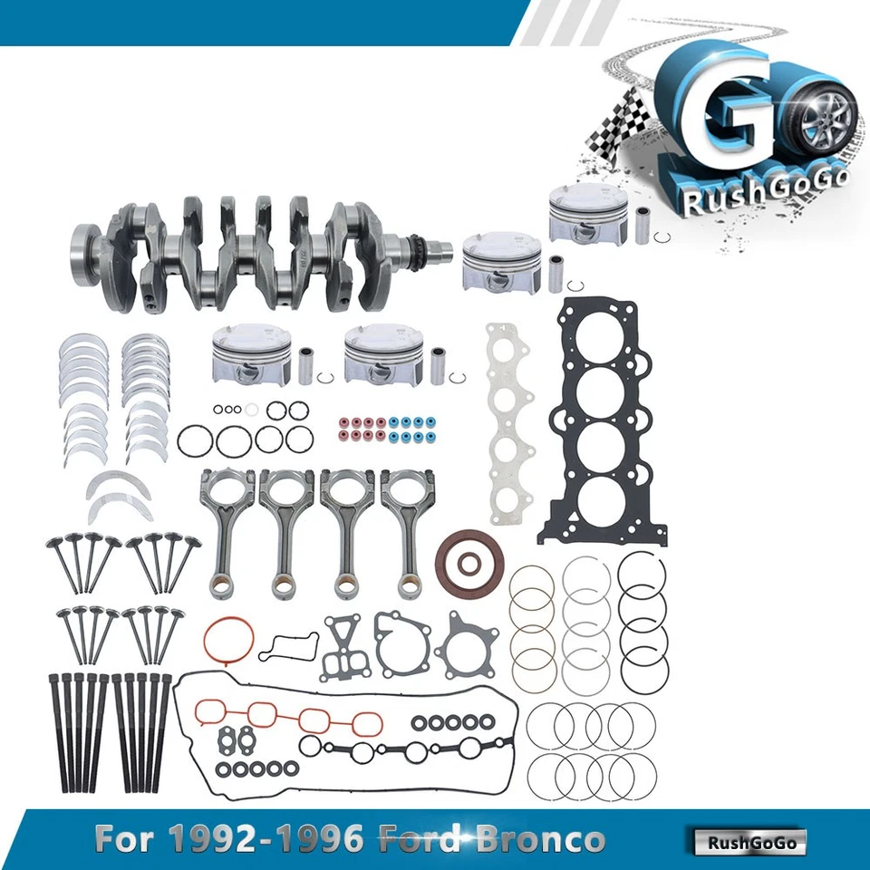 适用于现代起亚 DOHC G4FJ 1.6L 涡轮发动机大修重建套件-曲轴/杆 — 第 1/4 张图片