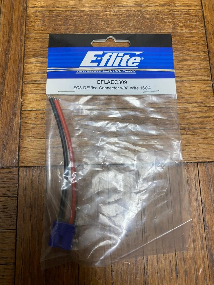 E-flite EC3 Device Connector with 4 Wire 16AWG EFLAEC309 - Image 1 of 1