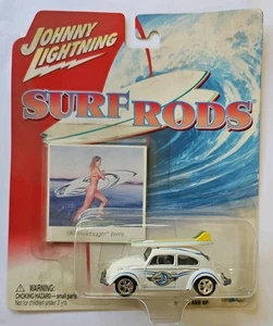 Johnny Lightning Surf Rods 1966 Volkswagen Beetle Newport Rebels - Picture 1 of 2