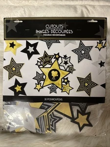 Awards Night Hollywood Movie Prom Theme Party Decoration 30 ct. Paper Cutouts - Picture 1 of 2