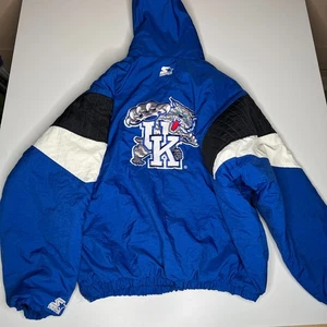 Vintage 90s Starter Kentucky Wildcats Pullover Jacke - Herren Gr. L - Bild 1 von 16