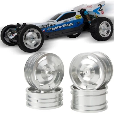 RC Car Aluminum Wheels Hub Rims for Tamiya DT-02 DT-03 Chassis Buggy Car Upgrade - Image 1 of 4