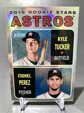 2019 Topps Heritage Kyle Tucker #/570 Silver Chrome Refractor RC Rookie Card SP
