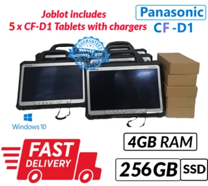 MK2 Lote 5x Panasonic Toughbook CF-D1 Intel 847 4GB 256GB SSD Diagnóstico 13.3" - Imagen 1 de 1