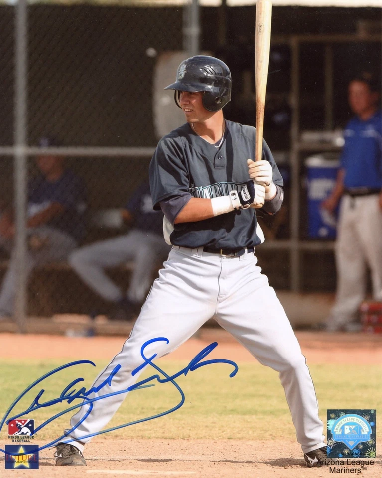 Nick Franklin signed Mariners 8x10 photo Rays COA - Image 1 of 1