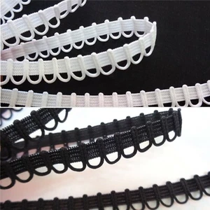 2 m  Gummiband mit Schlaufen, (0,90€/m), Wäschegummi, 18 mm - Bild 1 von 3