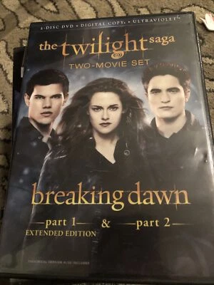 The Twilight Saga: Breaking Dawn Part 1 & 2 Two-movie Set Extended Edition DVDs - Image 1 of 2
