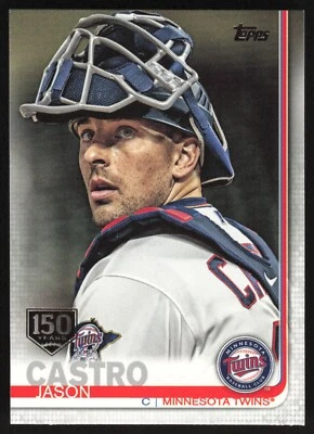 2019 Topps 150 Years Gold Stamped Jason Castro #406 Minnesota Twins - Image 1 of 2