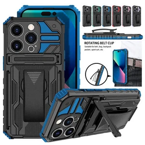 Heavy Duty Bracket Case Belt Clip For iPhone 15 Pro Max 14 13 12 11 XS XR 8 Plus - Picture 1 of 94