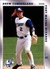 2008 Fort Wayne Wizards Grandstand #8 Drew Cumberland Pace Florida Baseball Card