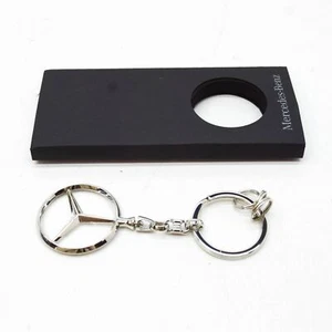 MERCEDES-BENZ Key Ring Silver B66957516 NEW GENUINE - Bild 1 von 8