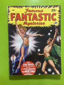 G K Chesterton Jack London, etc / FAMOUS FANTASTIC MYSTERIES FEBRUARY 1947 - Picture 1 of 18