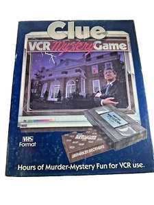 Clue VCR Mystery Game Parker Brothers 1985 - Complete Set Vintage - Picture 1 of 4