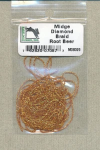 Midge Diamond Braid - root beer MDB320 - Picture 1 of 1