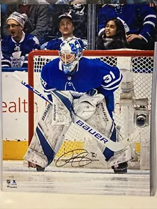 Frederik Andersen Signed Toronto Maple Leafs 16x20 Photo Fanatics Hologram - Picture 1 of 4