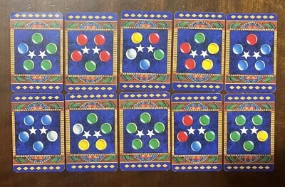 Bazaar Special Edition 1987 Game Replacement Parts: 10 “Two Star” Cards - Image 1 of 2