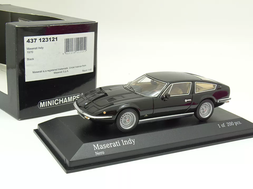 MINICHAMPS 1/43 - MASERATI INDY NERA 1970 - Immagine 1 di 1