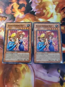 Yugioh - Toon Gemini Elf DB2-EN119 NM Unlimited Common x2 - Bild 1 von 1