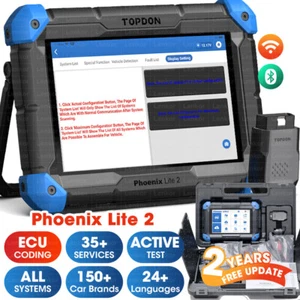 TOPDON Phoenix Lite 2 PRO OBD2 EOBD Car Diagnostic Scanner Coding TPMS - Picture 1 of 15
