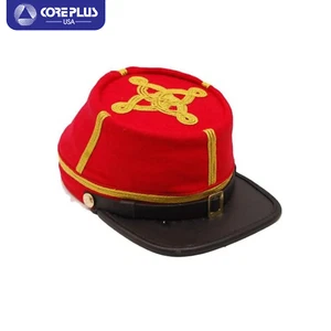 "Men's US Civil War Captain's 2 Braid Kepi - Select Colors" - Picture 1 of 39