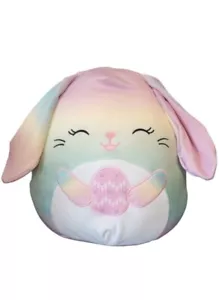 Squishmallows Wu The Rainbow Bunny 11 inch Plush Toy - Picture 1 of 10