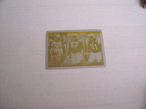 2007 TOPPS TOTAL FOOTBALL ROBERTSON, DYSON, VON OELHOFFEN PRESS PLATE #1/1! - Picture 1 of 2
