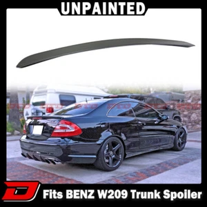2008 Fit For Mercedes BENZ W209 CLK-CLASS Trunk A Look Rear Spoiler Unpainted - Picture 1 of 7