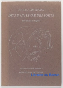 Dits d'un livre des sorts Jean-Claude Renard 1978 Envoi - Picture 1 of 4
