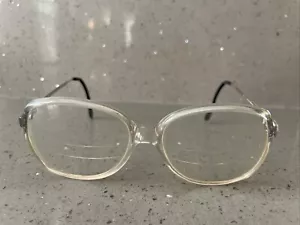 Monturas de gafas vintage Marchon Marcolin Ashley 532 920 solo 135 Italia transparentes - Imagen 1 de 9
