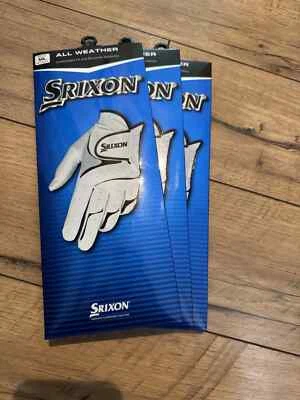 (3-Pack) New Ladies Srixon All Weather Golf Gloves Synthetic Leather Pick Size - Image 1 of 2