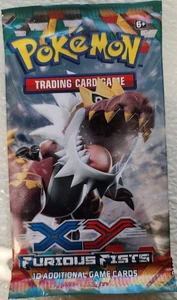 POKEMON SEALED XY FURIOUS FISTS BOOSTER PACK (1) TYRANTRUM ARTWORK - Picture 1 of 4
