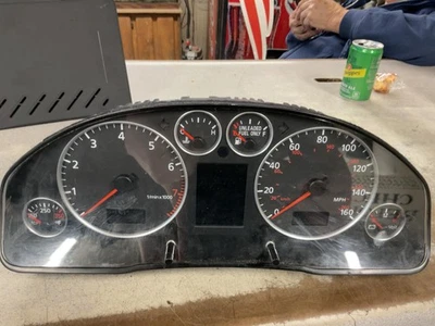 Velocímetro AUDI A6 02 03 04 CUADRO DE INSTRUMENTOS 160 MPH 152 K MILLAS Foto 1 de 3