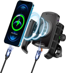 Caricatore Del Supporto per Telefono Wireless Moto, Supporto Mobile a Specchio M - Foto 1 di 12