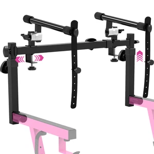 2-Tier Keyboard Stand Attachment - Adjustable Extender for Z-Style Piano Stands - Picture 1 of 8