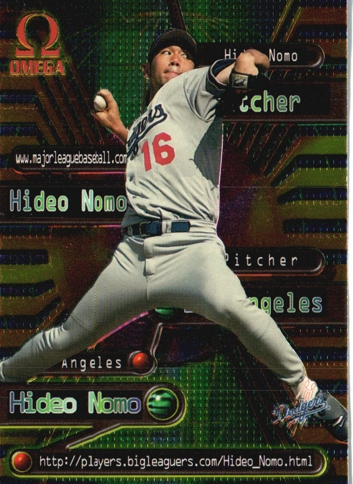 1998 Pacific Omega #31 Hideo Nomo Online Inserts - Image 1 of 2