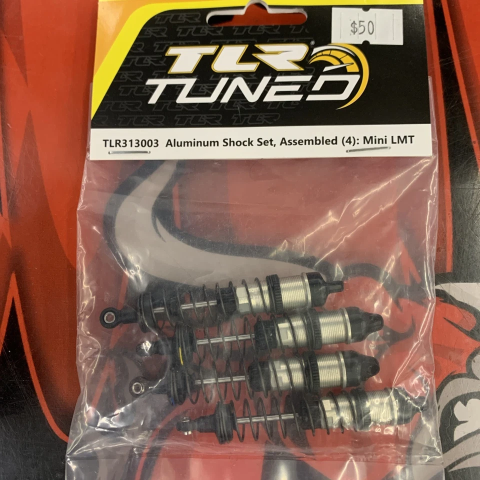 Team Losi Racing TLR313003 Aluminum Shock Set Assembled 4 Mini LMT - Image 1 of 1