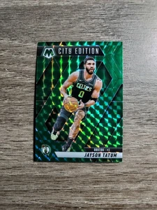 2024-25 Panini Mosaic - City Edition Jayson Tatum #287 Green Mosaic Prizm - Bild 1 von 2