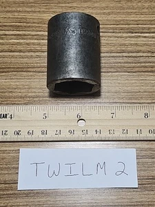 Snap-On IM340 1/2" Drive 1-1/16" 6-Point Shallow Impact Socket USA - Picture 1 of 8