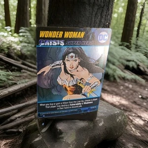 2022 CZE Crisis Super Hero TCG Large 3x4 cards Foil Wonder Woman SEE DESCRIPTION - Picture 1 of 5