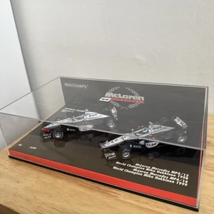 1/43 McLaren Mercedes World Champion Set MP4/13 & MP4/14 1998/1999 Mika Hakkinen - Picture 1 of 4