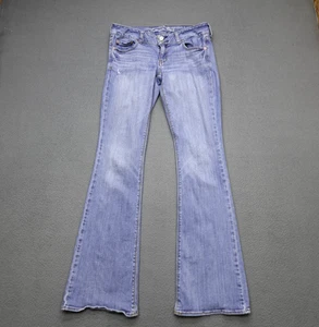 American Eagle Low Rise Damenjeans Künstler Größe 6 lang Stretch Schlag - Bild 1 von 20