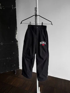 Nike Kids Boys Vintage 00s Black Pants Pockets Logo Sports Size - YS, 8-10 yrs - Picture 1 of 6