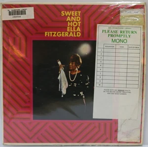 ELLA FITZGERALD BBC GRAMOPHONE LIBRARY LP RECORD "SWEET & HOT" (CORAL) - Bild 1 von 5