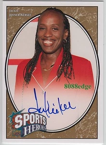 2008 UD SPORTS HEROES AUTO: JACKIE JOYNER-KERSEE #23/25 AUTOGRAPH OLYMPIC GOLD - Picture 1 of 1