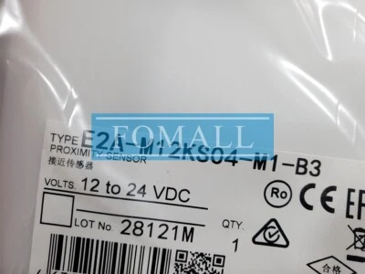 1Pcs New For OMRON proximity switch E2A-M12KS04-M1-B3 - Image 1 of 4