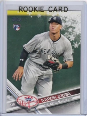 AARON JUDGE ROOKIE CARD 2017 Holiday Exclusive TOPPS RC New York Yankees! - Image 1 of 2