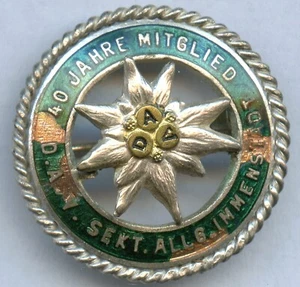 ABZEICHEN DES DEUTSCHEN ALPENVEREIN (DAV) - Bild 1 von 2