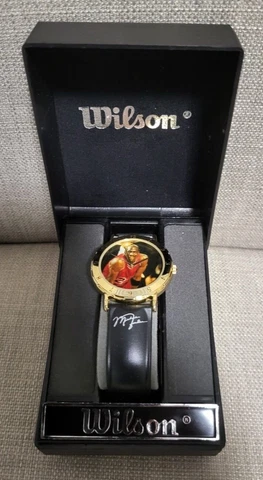1997 Michael Jordan Wilson Watch and display case... Great collectable Cover