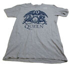 Queen Crest Gray Short Sleeve Mens Tshirt Top Tee Shirt Graphic - Size Medium